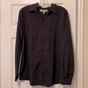 Mix & Match 2/$14 NWOT! Edwards Black Button Front Shi…